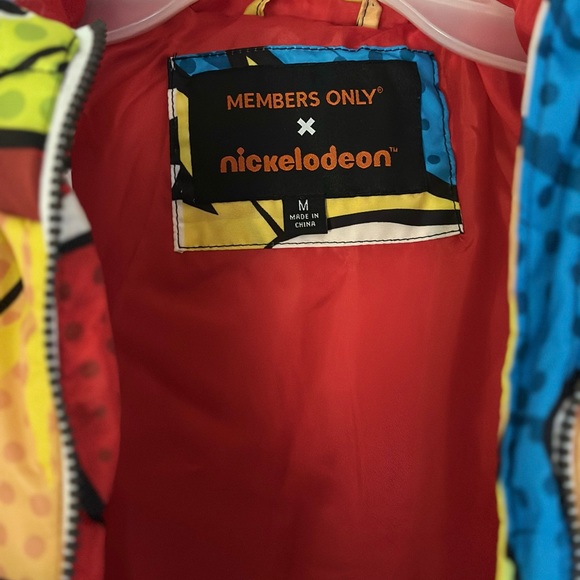 New Authentic Members Only Nickelodeon Pop Art Character Puffer Jacket (Unisex) - Picture 10 of 14